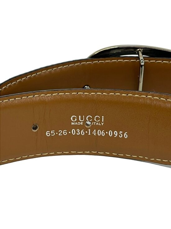 Gucci Belt 65 26 Black Leather main image 6